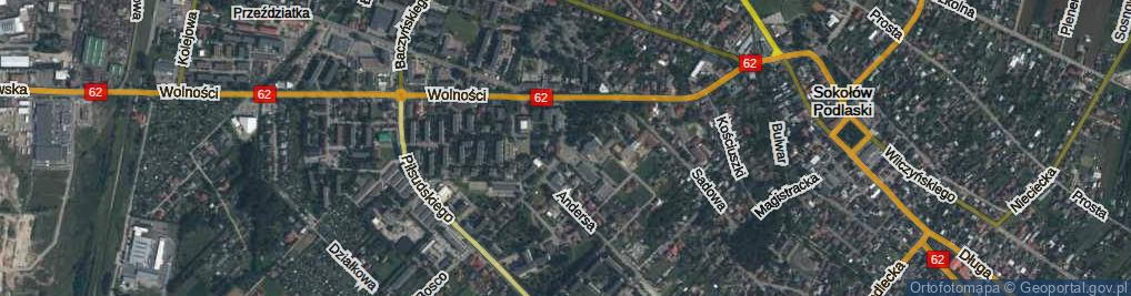 Zdjęcie satelitarne Rondo Dąbrowskiego Stanisława rondo.